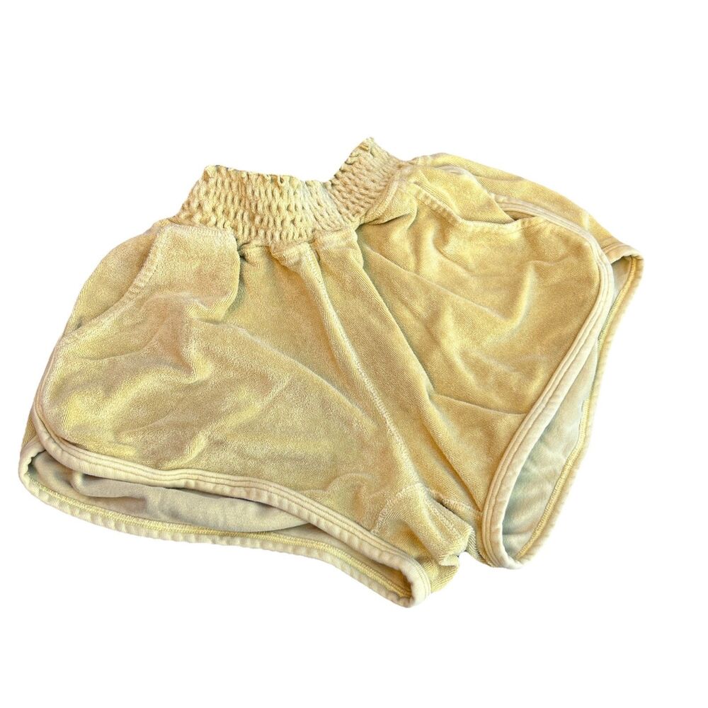 Pam & Gela Yellow  Shorts Size Small Small Stains